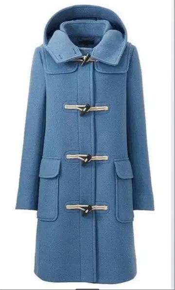 유니클로 더플 코트 블루 XL