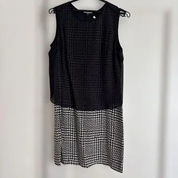 rag & bone 슬리브리스 원피스 블랙/화이트