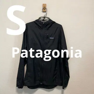 patagonia 후드 부착 나일론 자켓 S 블랙