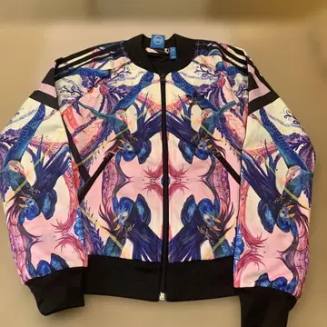 완판 adidas originals 트랙 자켓 꽃무늬 새 패턴