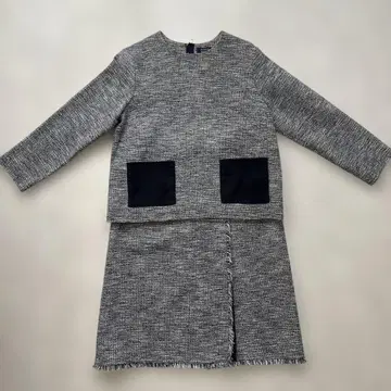 휴먼 우먼 트위드 셋업 M 사이즈