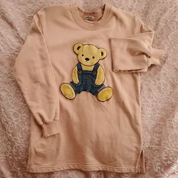 곰 아플리케 트레이닝복 M 사이즈