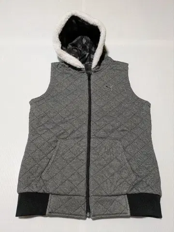 PUMA 후드 부착 충전솜 베스트 리버서블