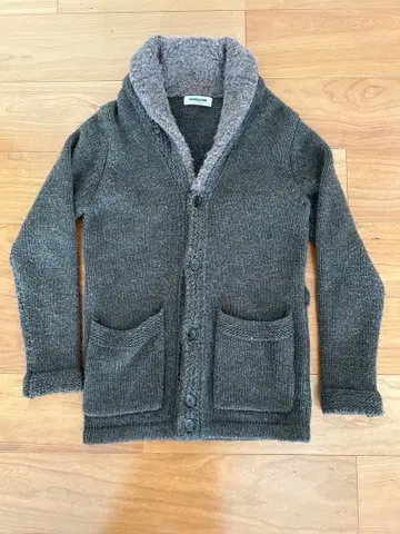 monkey time 후드 부착 가디건 S 다크 브라운