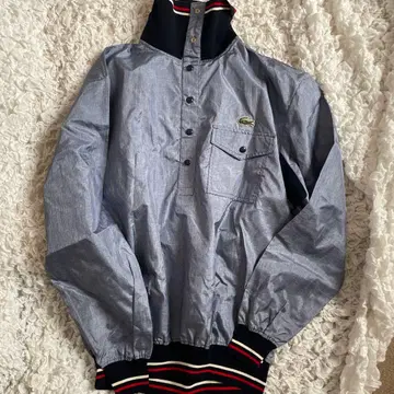 Lacoste 스카이블루 빈티지 풀오버 나일론 자켓
