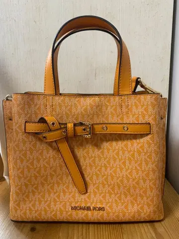 MICHAEL KORS 오렌지 숄더백