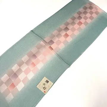 순수 실크 오비 장식 천 실크의 채색 새상품 No.2834