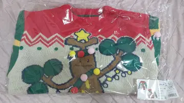 포켓몬 크리스마스 스웨터 우소키 스웨터 M