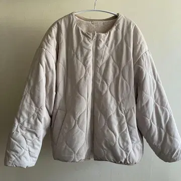 아이보리 리버서블 자켓