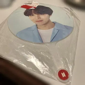 K-POP 아이돌 부채 파란색