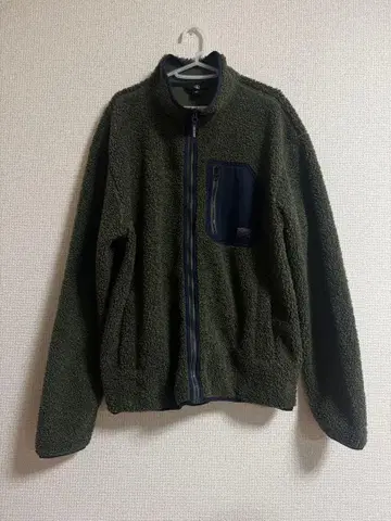 VOLCOM 볼컴 보아 플리스 자켓 L 사이즈 올리브