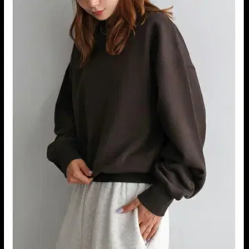 ANME 브라운 맨투맨 M 사이즈