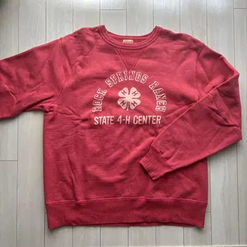 Whitesville 화이츠빌 맨투맨 빨간색