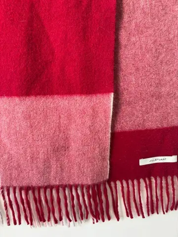 JILLSTUART 스톨 2세트 빨간색 핑크 그레이