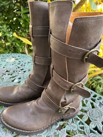 피오렌티니 베이커 엔지니어 부츠 36 사이즈 다크 브라운 가죽