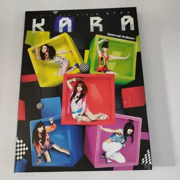 KARA 풀 멤버 친필 사인 2011 3rd 앨범 STEP SP