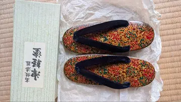 [오늘만] 쓰가루 칠 일본 나막신 조리 23cm