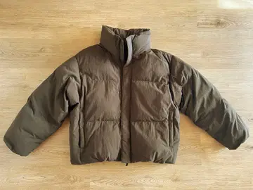 UNIQLO U 패디드 볼륨 자켓 올리브 L