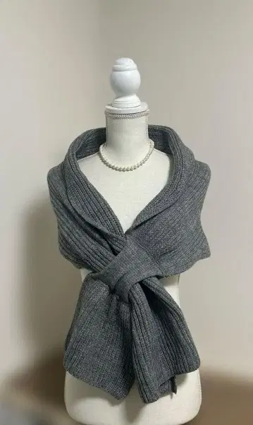 무인양품 울 그레이 숄