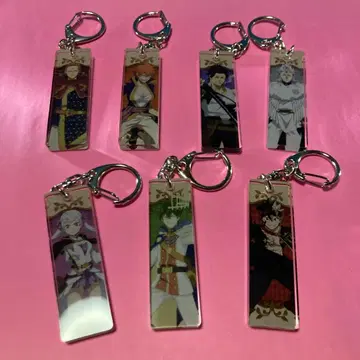 블랙클로버 web 복권 아크릴 키링 전 7세트