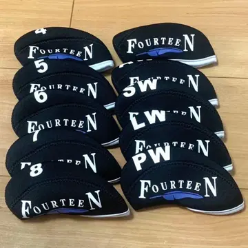 포틴 FOURTEEN 아이언 커버 10개 세트 미사용 새상품