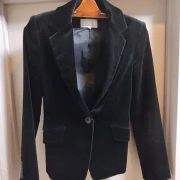 M-PREMIER 블랙 벨벳 자켓 M 사이즈