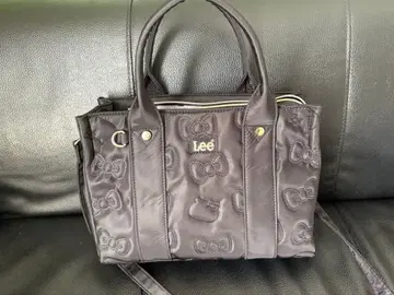 [ 헬로키티 ] Lee 별주 리본 키티 퀼트 스퀘어 토트