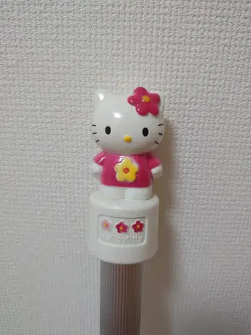 헬로키티 산리오 마루 와이퍼 레드 꽃 레어