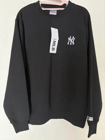 MLB 양키스 백 로고 맨투맨 트레이닝복 블랙 M 사이즈