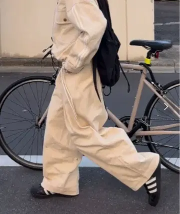 사이토 나루 a.subjjject 서커스 데님 팬츠