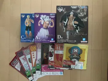 1번 복권 원피스 묶음 판매 피규어 타월 클리어 파일