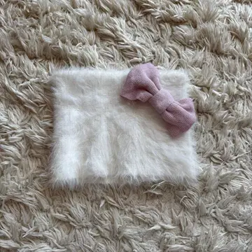 헬로키티 퍼 리본 머리띠