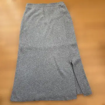 SLOBE IENA 그레이 니트 스커트