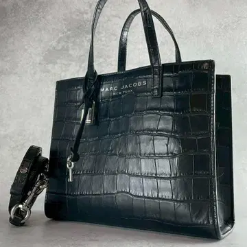 레어/컨디션 최상 마크제이콥스 토트 악어 엠보싱 2way 참