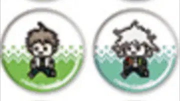 트레이딩 도트 그림 미니 캔뱃지 코마에다 나기토 히나타 하지메