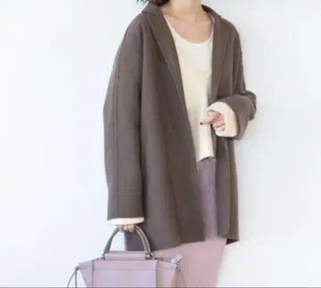 브라운 노카라 자켓 FREE 사이즈