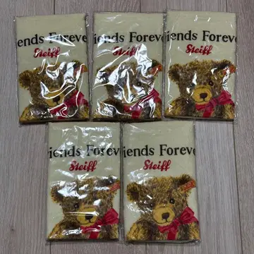 [ 미사용 새상품 ] 슈타이프 Steiff 타월 5장 세트