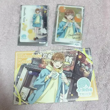 푸른상자 카노 치나츠 나루토 타이야키혼포 클리어 카드 엽서