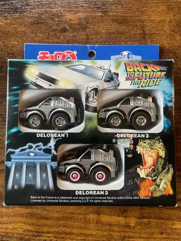 레어 쵸로Q 백투더퓨처 드로리안 3대 세트 미개봉