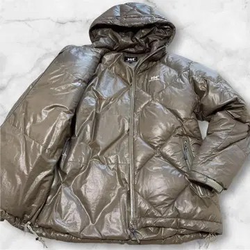 컨디션 최상 XL 상당 헬리한센 육중한 다이아 퀼트 다운 자켓 Y2K