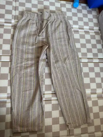 스트라이프 이지 팬츠