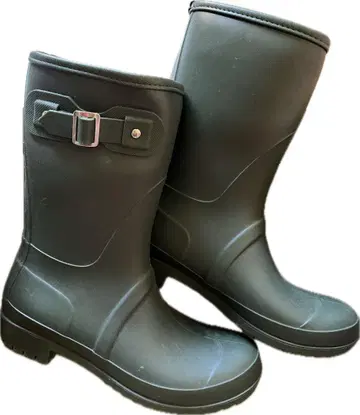 [ 새상품급 ] 러버 부츠 레인부츠 장화 카키 L 사이즈