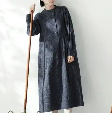 써니클라우드 자카드 무늬 마녀 원피스