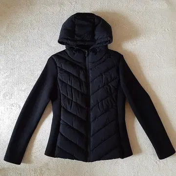 ZARA 대비 퍼프 자켓 블랙 L