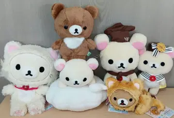 리락쿠마 봉제 인형 세트