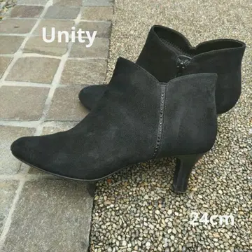 Unity 유니티 부티 숏부츠 스웨이드 블랙