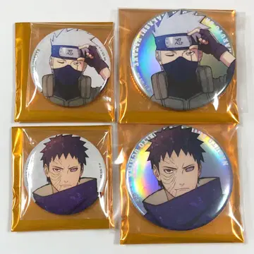 NARUTO 카카시 오비토 베이스야드 도쿄 캔뱃지 4종 세트