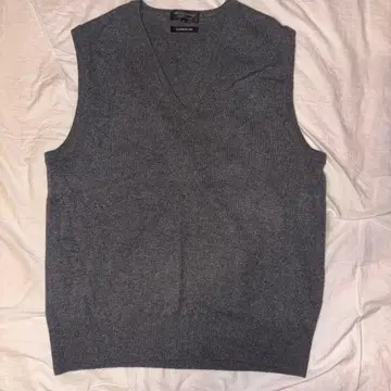 BELLUMORE 캐시미어 베스트 M 그레이