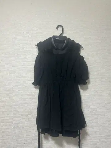 Pal elfy 코튼 레이스 어깨 트임 원피스