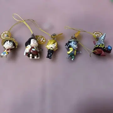 원피스 캐릭터 스트랩 세트